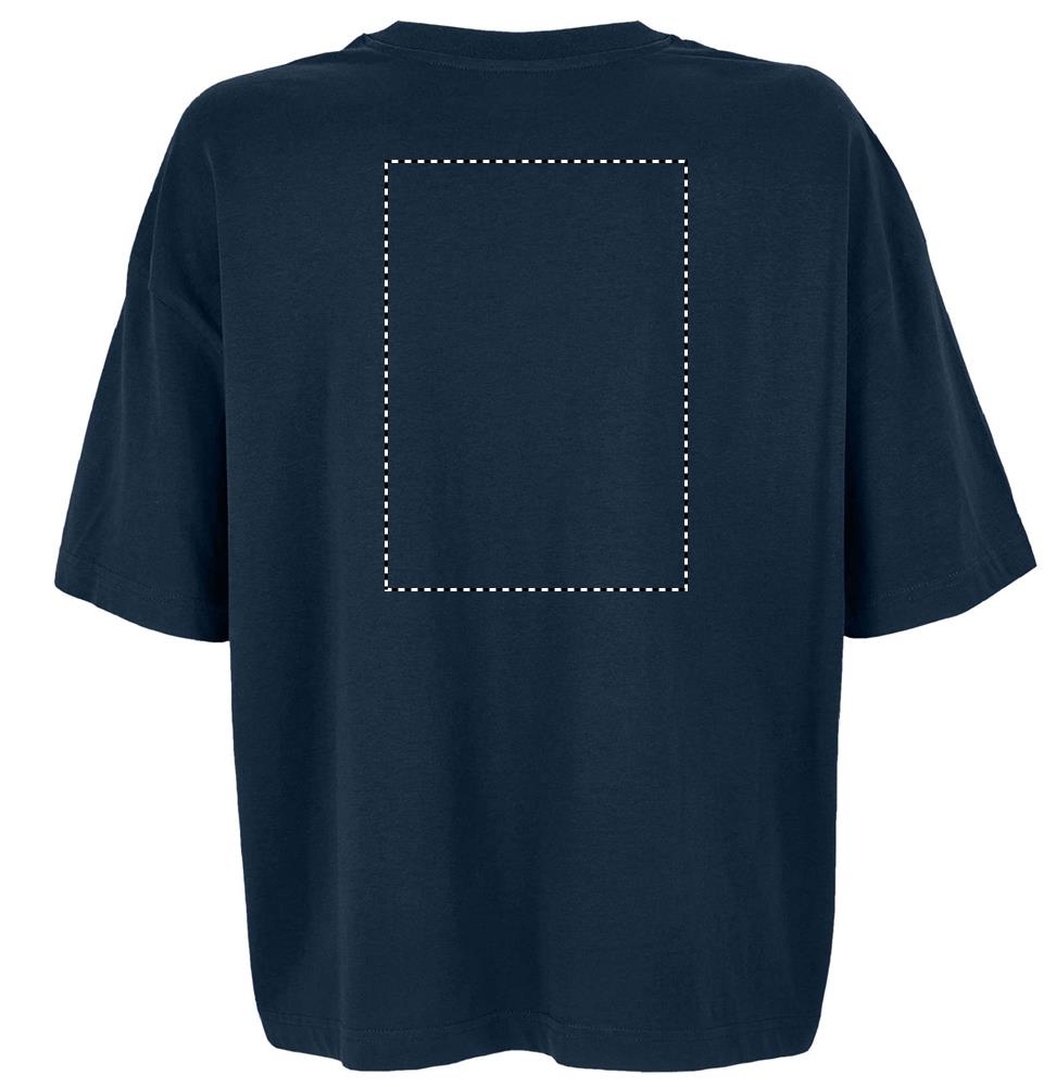 BOXY WOMEN T-SHIRT OVERSIZE back fn