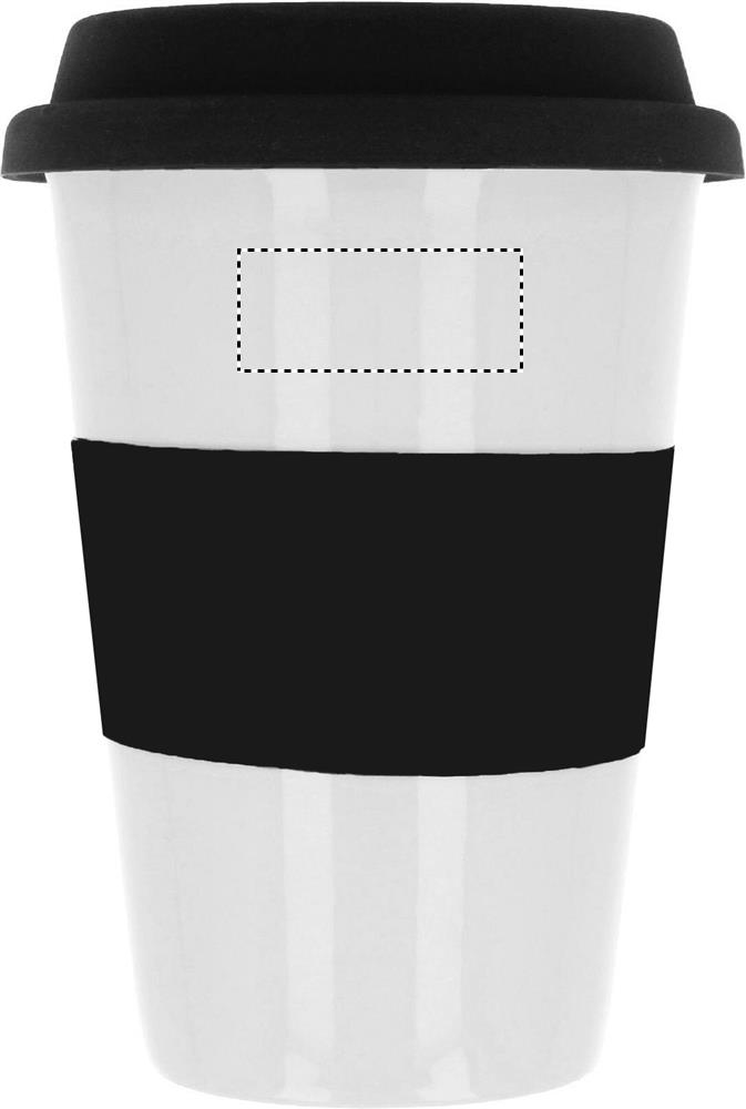 Ceramic mug w/ lid and sleeve front pad 03