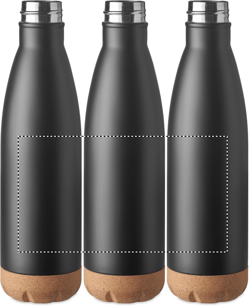 Double wall bottle 500 ml roundscreen 03