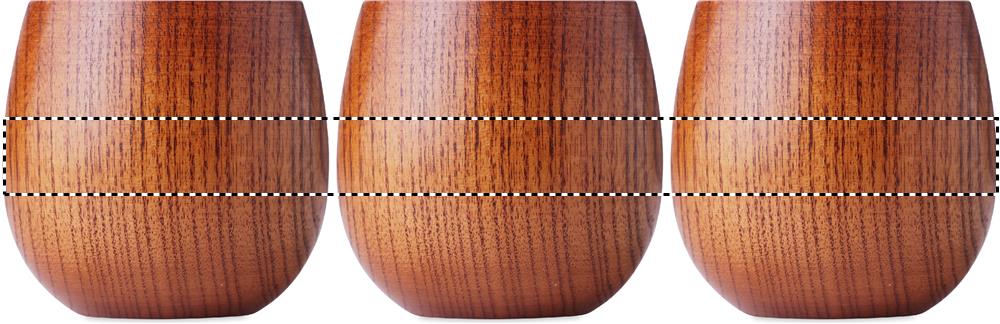 Oak wooden mug 250 ml 360 40