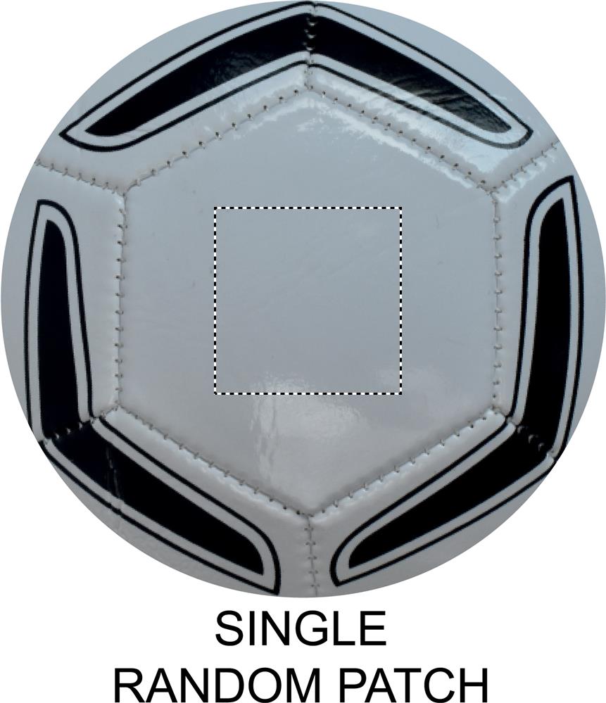 Soccer ball in PVC 21.5cm single random patch 33