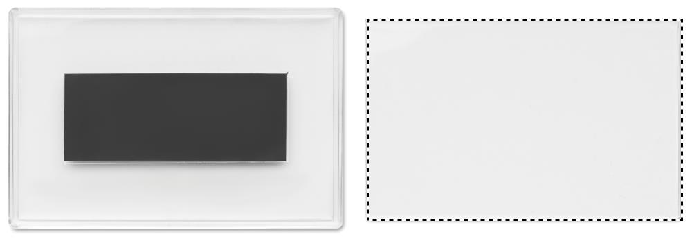 Acrylic photo magnet rectangula lid 22