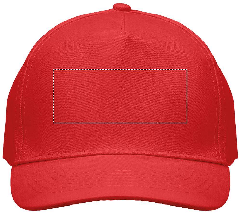 5 PANEL BASEBALL CAP 180 GR/M front 1 05