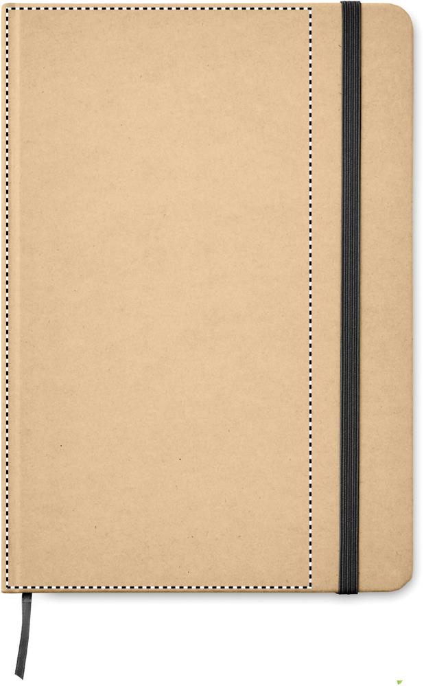 A5 recycled notebook 80 lined front pd 03