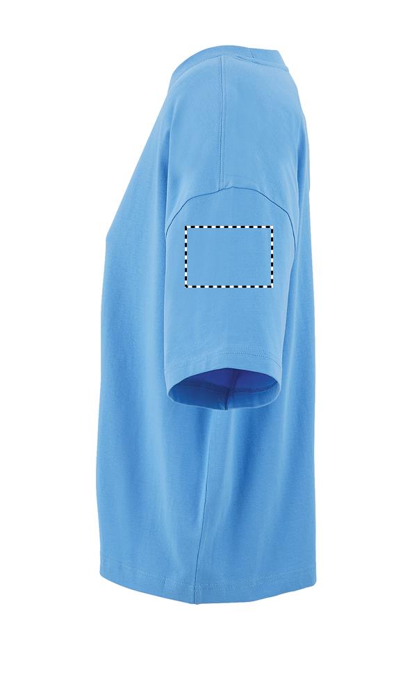 BOXY WOMEN OVERSIZE T-SHIRT arm left ir