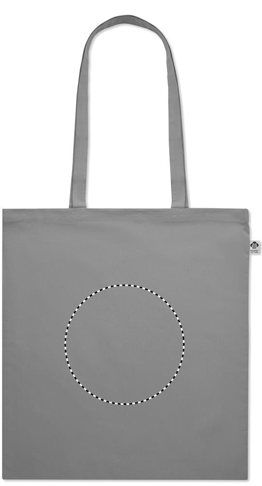 Organic cotton shopping bag embroidery 07