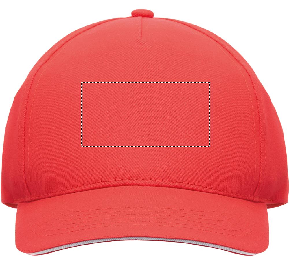 5 panel baseball cap 180 gr front 2 35