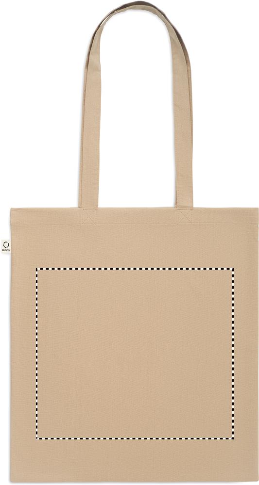 Recycled cotton shopping bag back td1 39