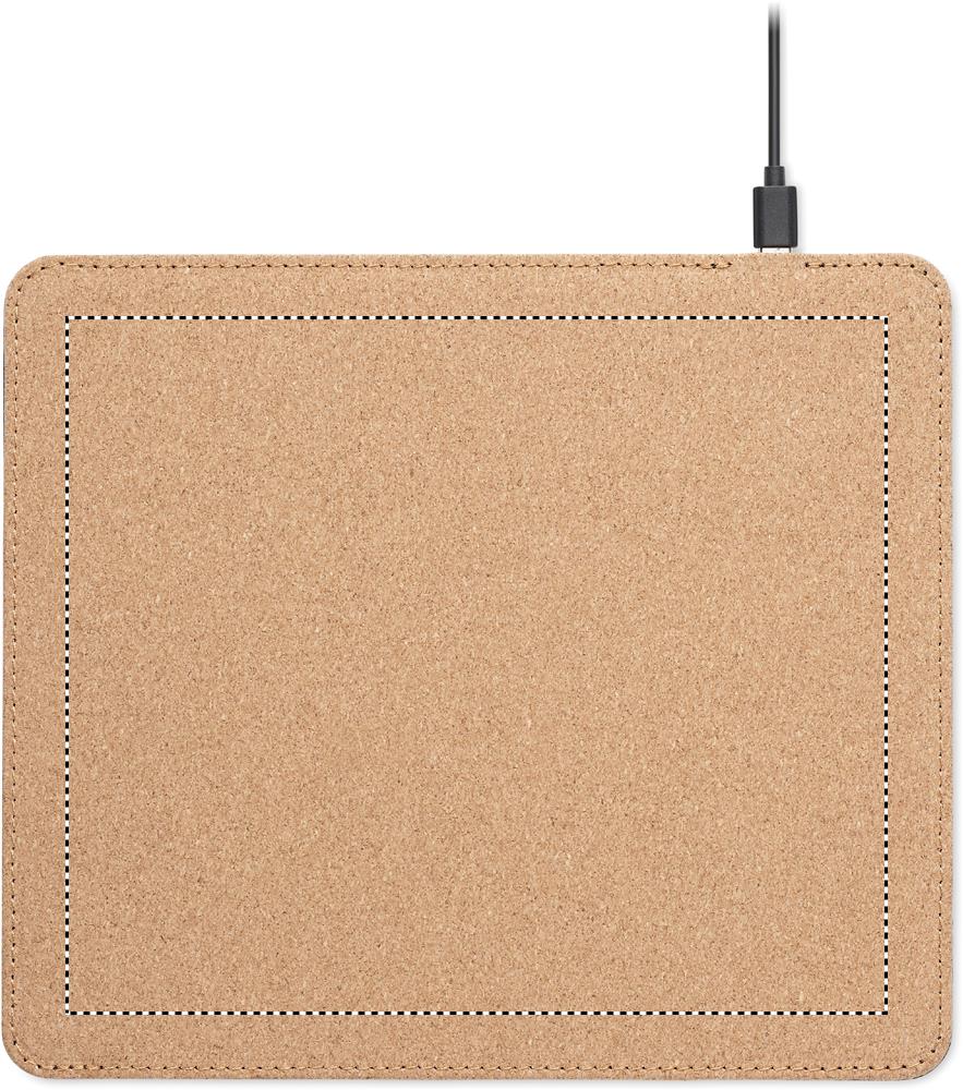 Mouse pad in sughero 15W front screen 13