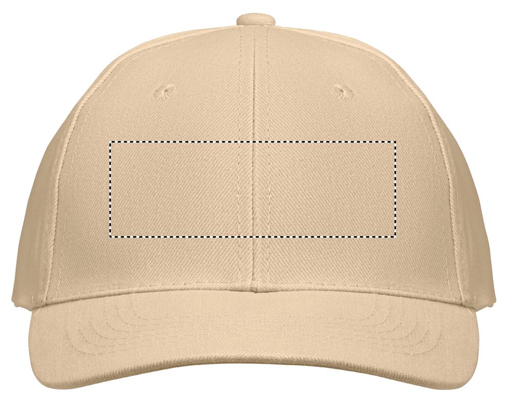 BUFFALO SIX PANEL CAP front embroidery be
