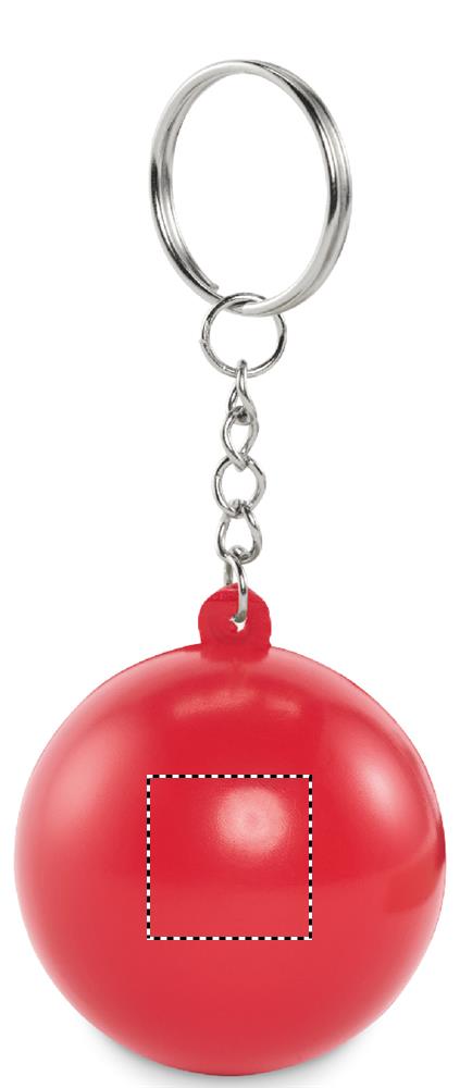 Portachiavi a forma di palla in PU side 1 05