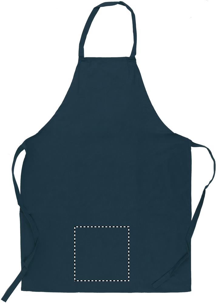 Kitchen apron in cotton lower embroidery 85