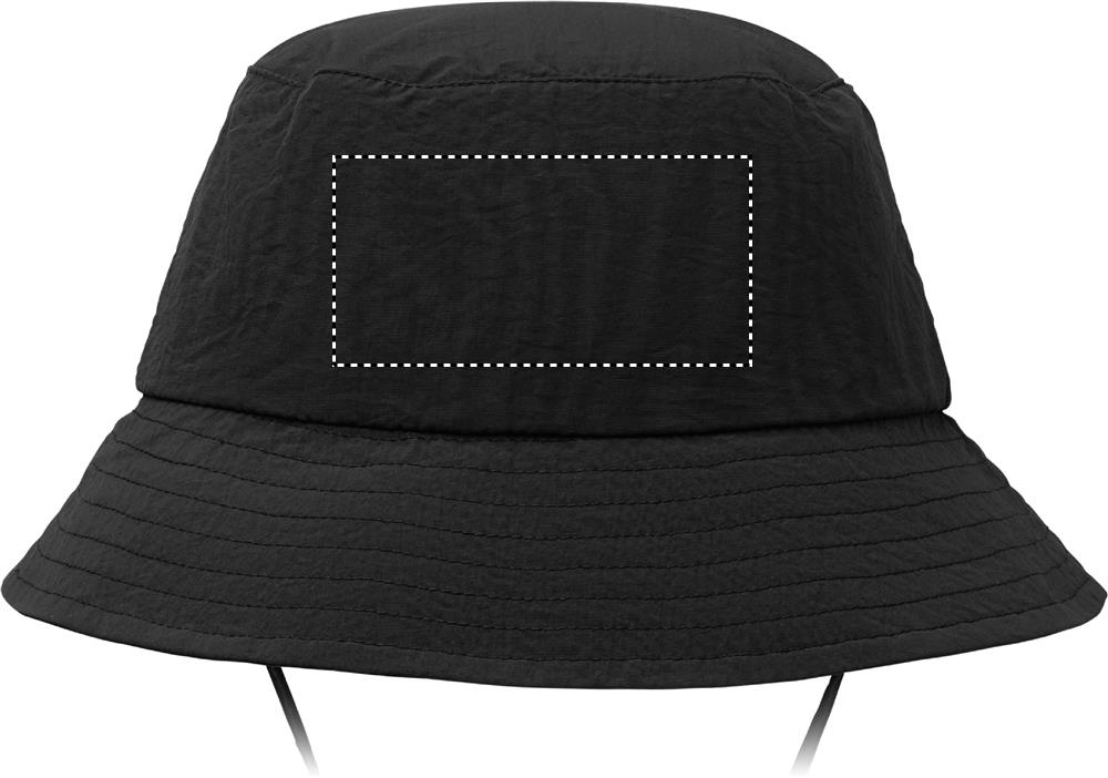 Cappellino impermeabile front transfer 03