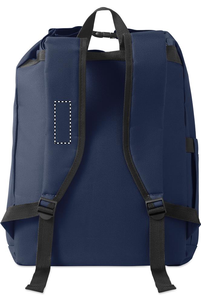 15'' roll top laptop backpack shoulder strap right 85