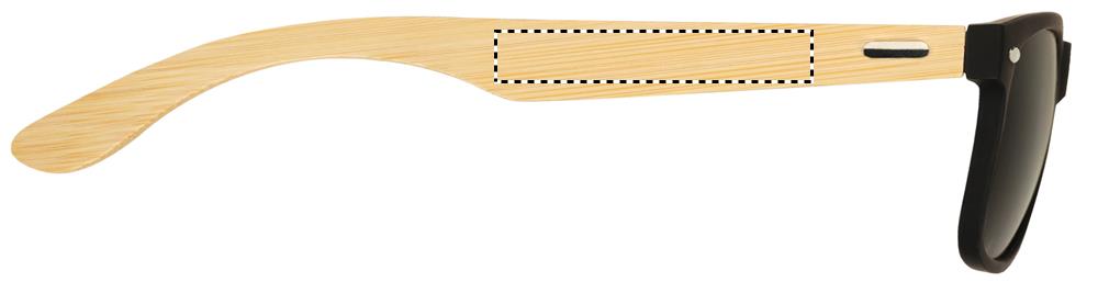 Occhiali da sole in bamboo right leg 03
