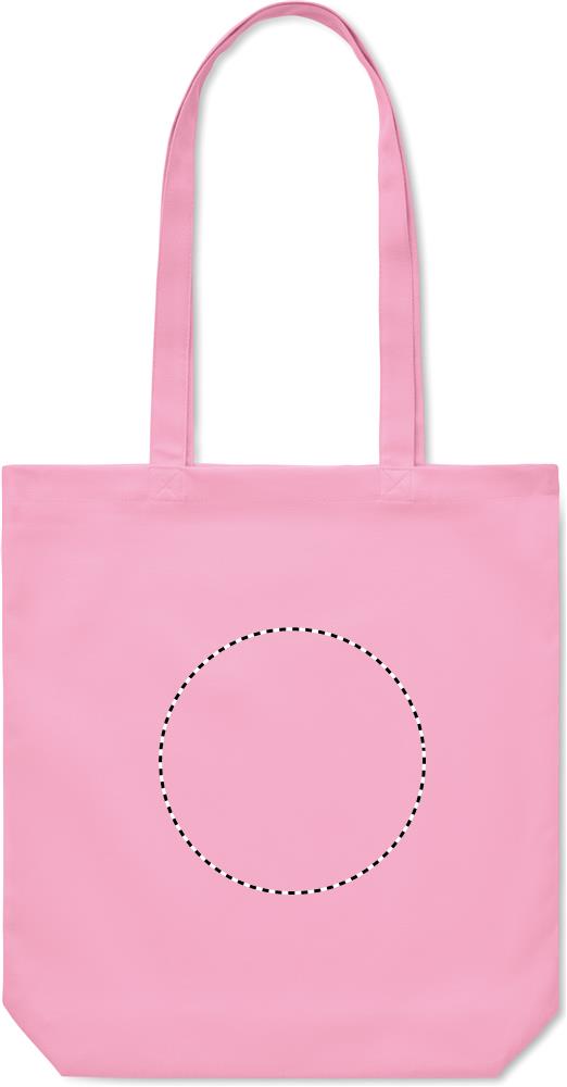 270 gr/m² Canvas shopping bag front embroidery 11