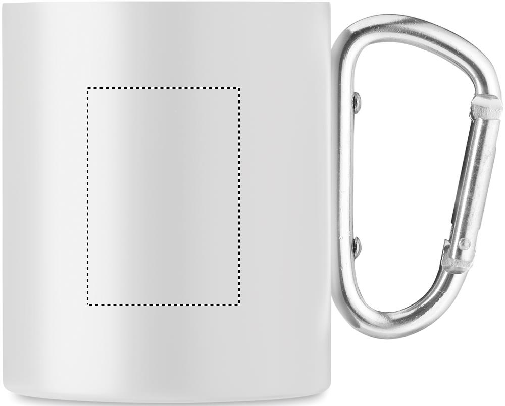 Metal mug and carabiner handle right handed 06