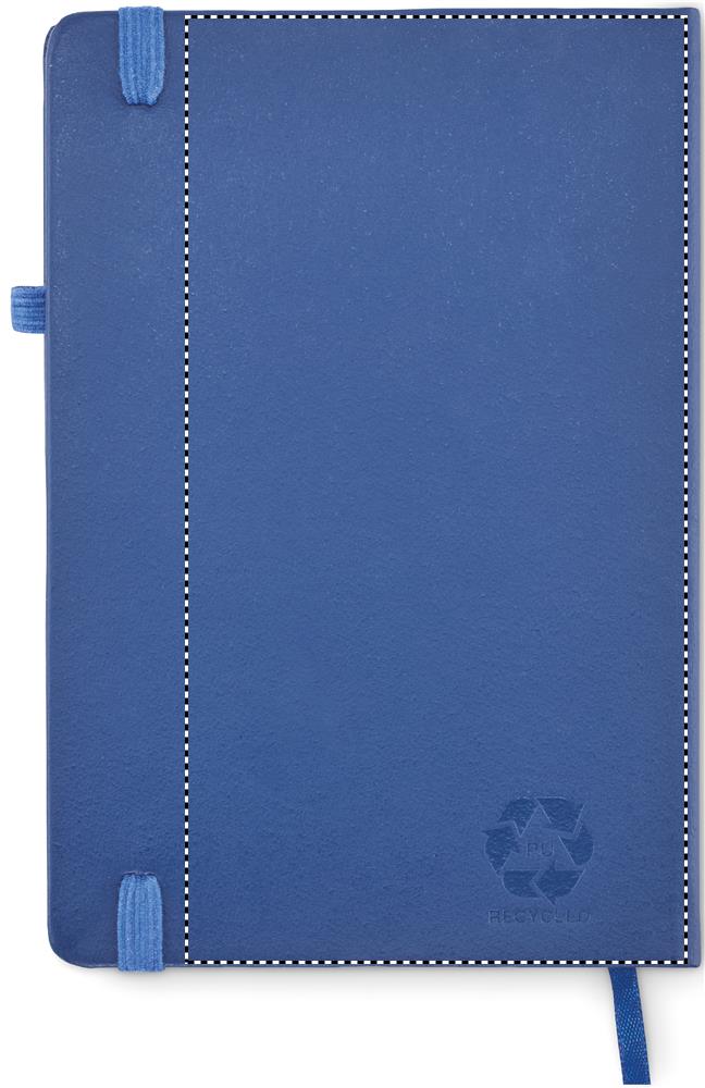 Recycled PU A5 lined notebook back pd 04