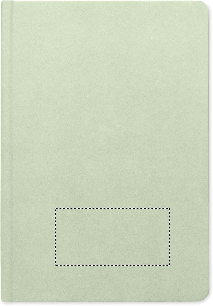 A5 sugarcane PLA notebook front pad 77