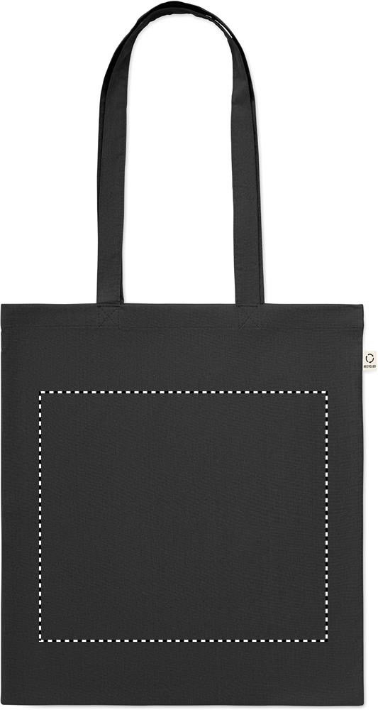 Recycled cotton shopping bag front td1 03