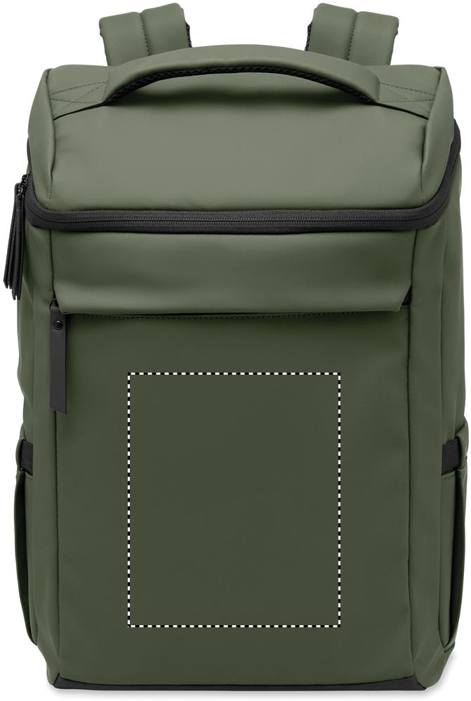 Zaino per laptop 15" in PU front pocket 60
