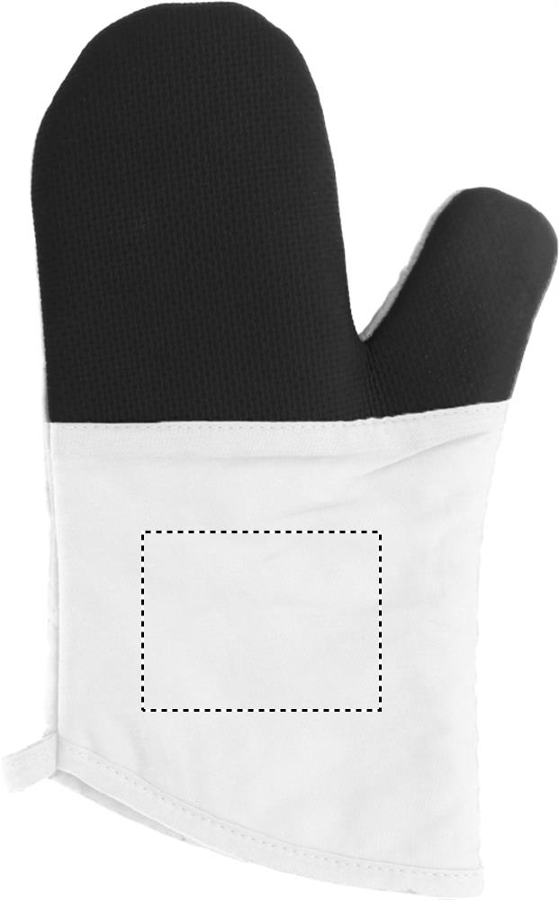 Cotton oven glove back 06