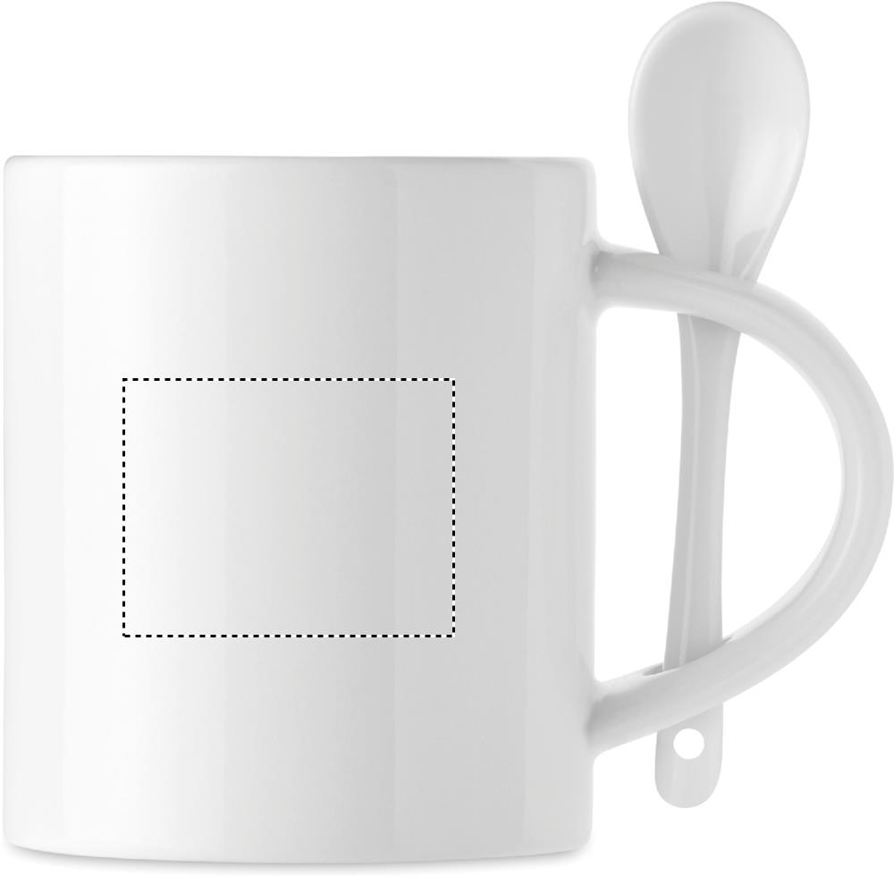 Ceramic sublimation mug 300 ml right handed 06