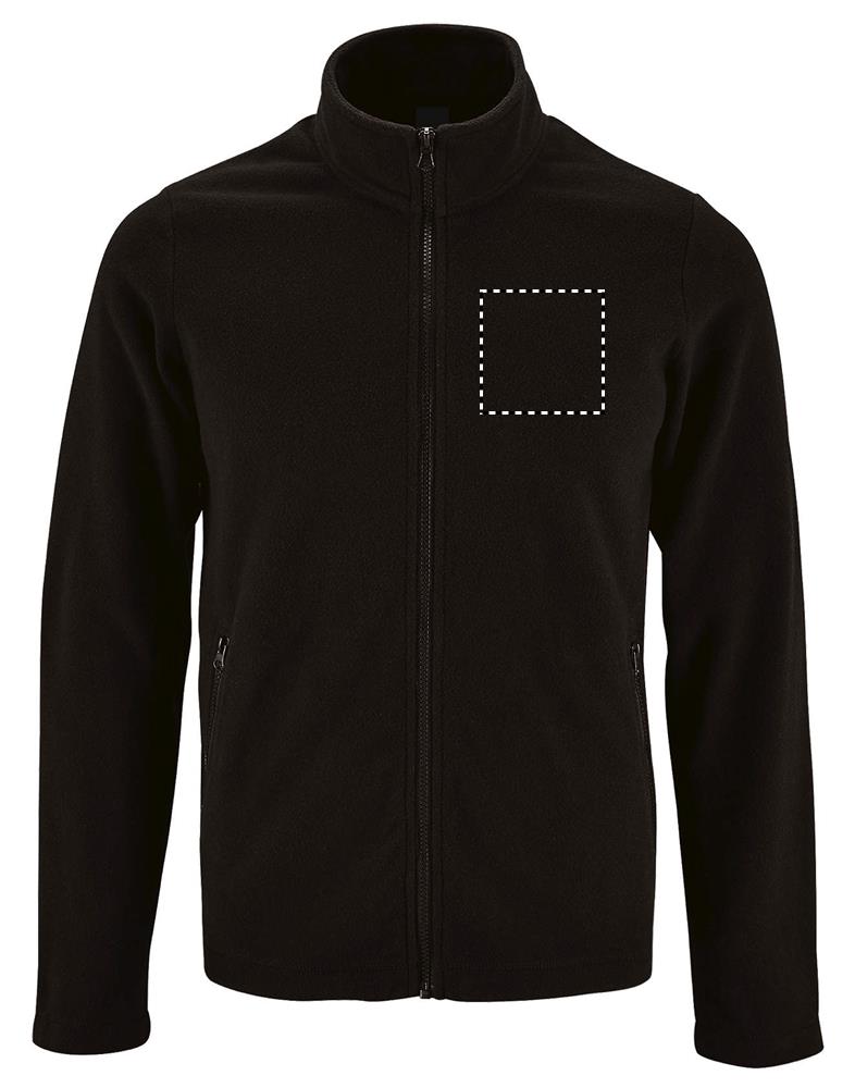 NORMAN MEN FLEECE 220 chest bk