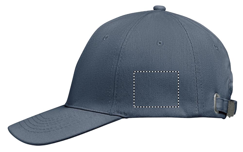 BUFFALO SIX PANEL CAP left side dm
