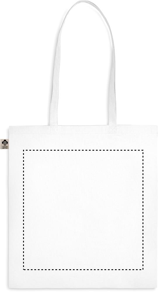 Organic cotton shopping bag back 06