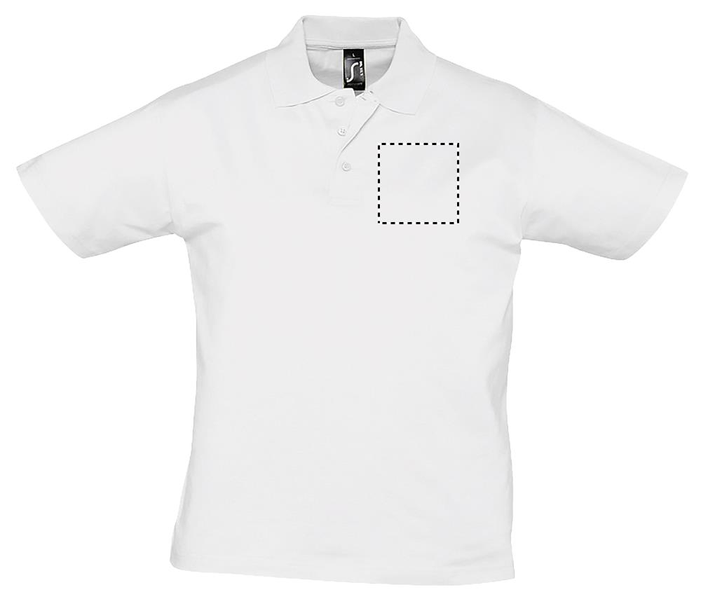 PRESCOTT MEN POLO SHIRT 170 chest wh