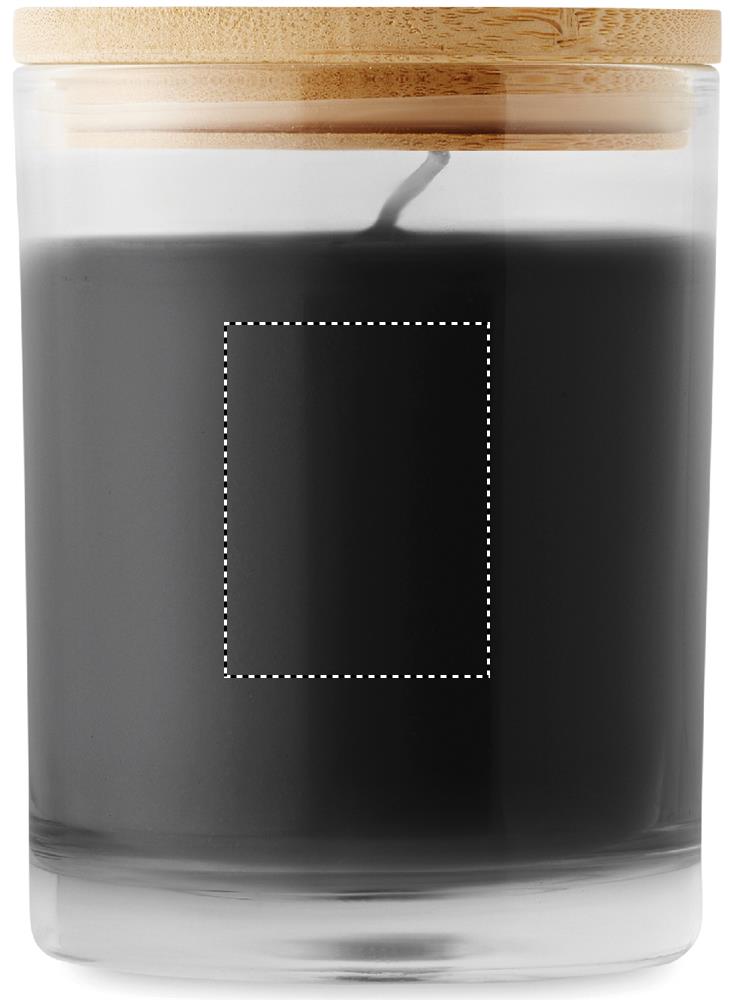 Vanilla fragranced candle side 1 03