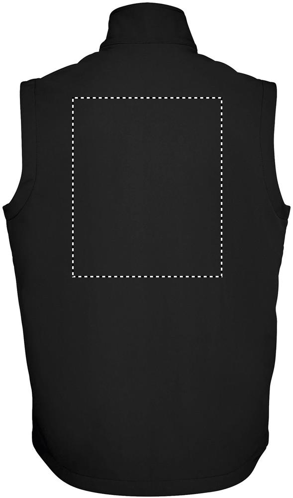 RACE BW MEN SOFTSHELL back bk