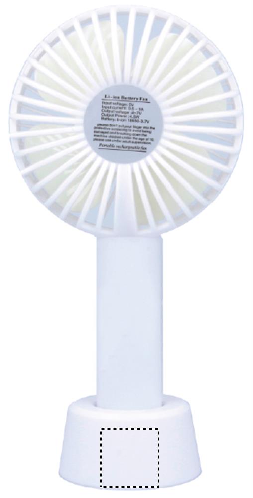 USB desk fan with stand  stand back 06