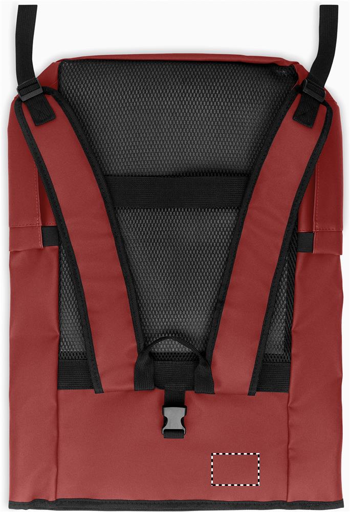 Zaino Rolltop per laptop 600D top left 02