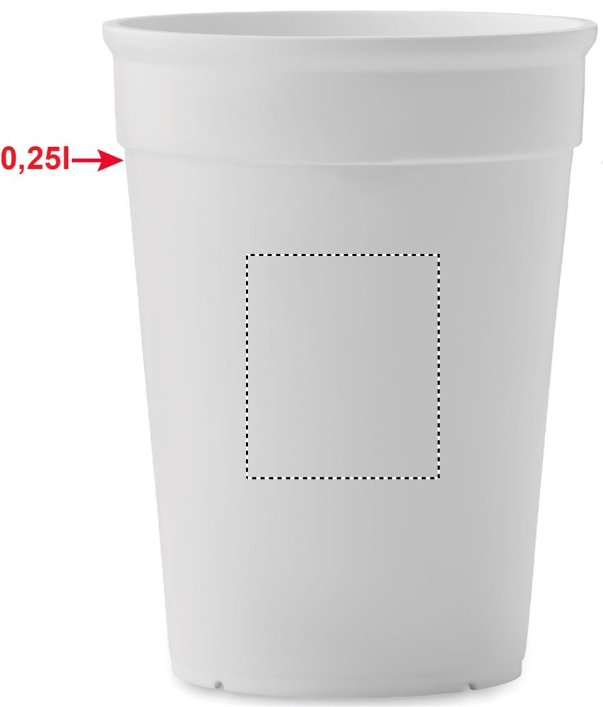 Bicchiere in PP riciclato back 06