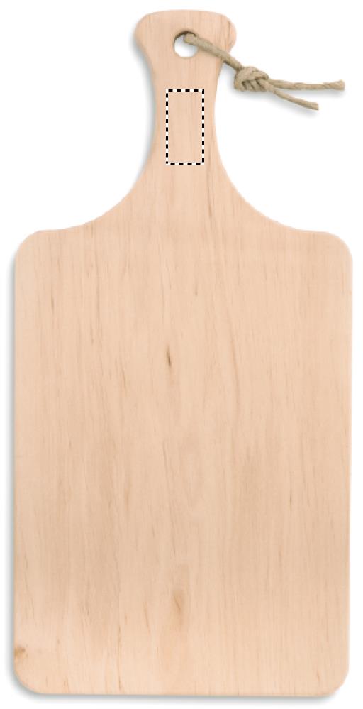 Cutting board in EU Alder wood back handle 40