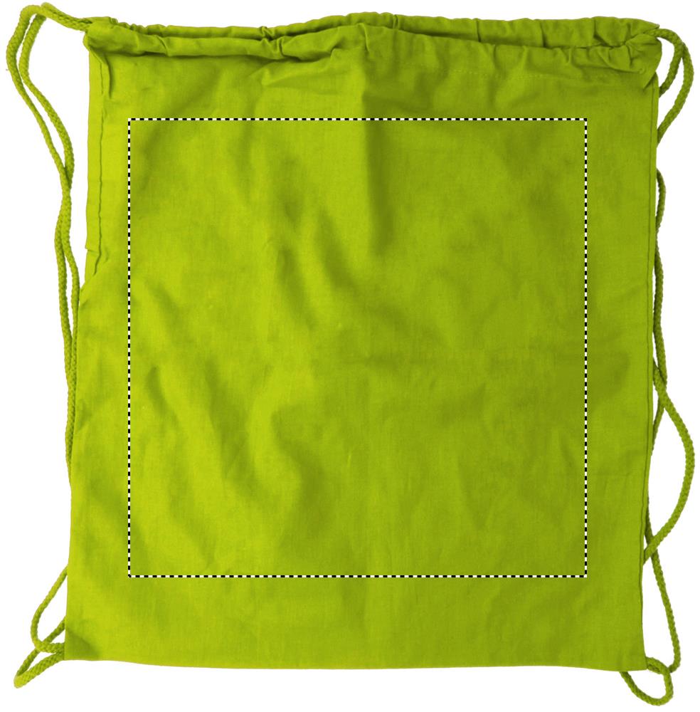 100gr/m² cotton drawstring bag front 48