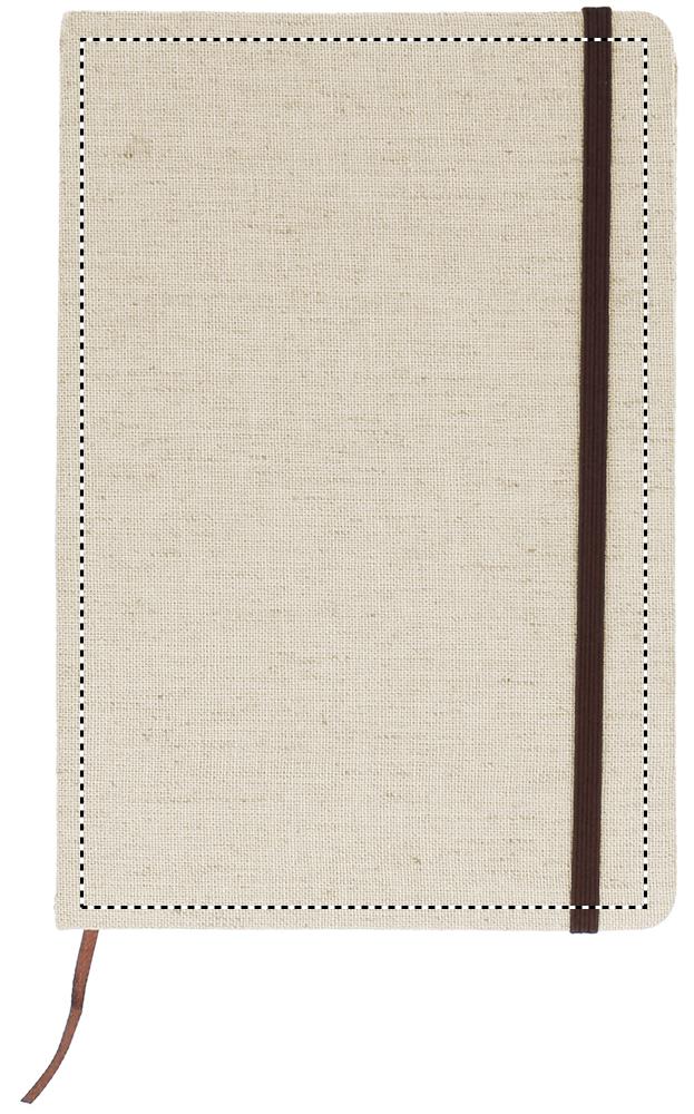 A5 canvas notebook front 13