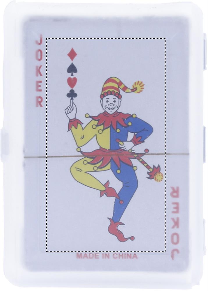 Playing cards in pp case top doming 05