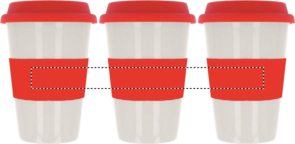 Ceramic mug w/ lid and sleeve roundscreen ribbon 05
