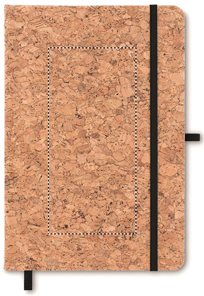 A5 cork notebook 96 lined front 03