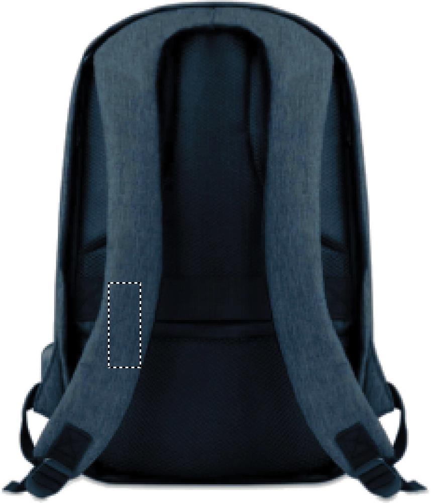 2 tone backpack incl USB plug shoulder strap right 04