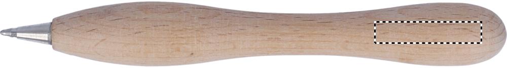 Wooden ball pen pen upper part 40