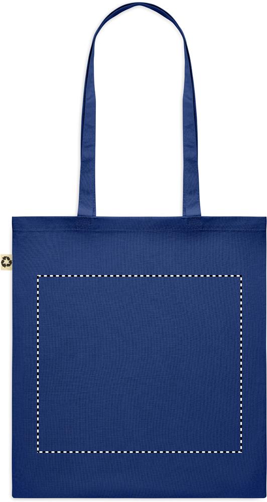 Recycled cotton shopping bag back td1 04