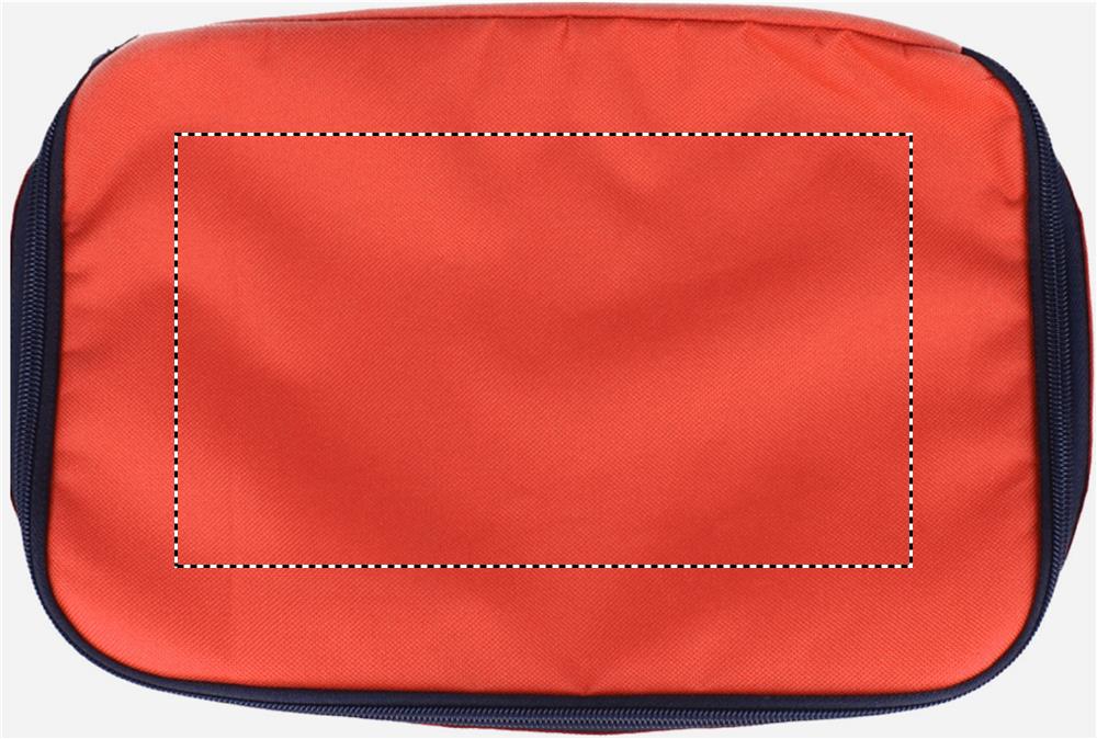 Cooler bag with 2 compartments flap 05