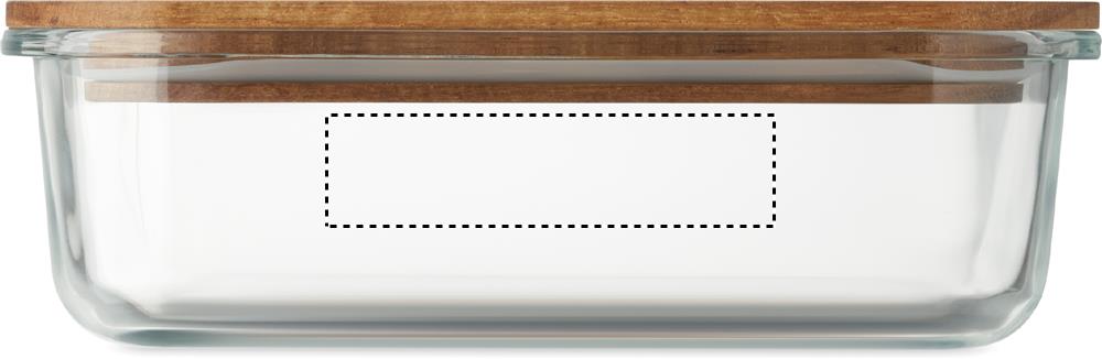 Glass lunch box 800ml side 2 22