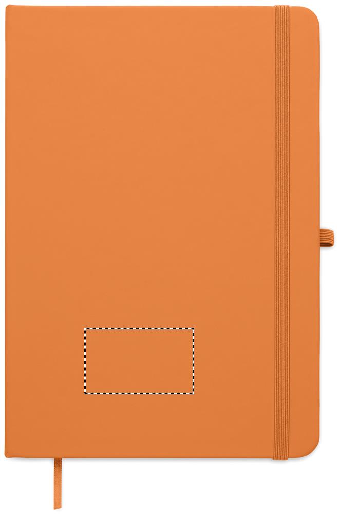 Notebook A5 in PU riciclato front pad 10