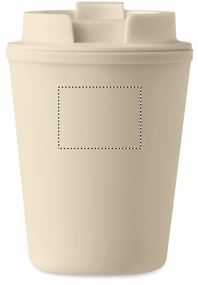 Recycled PP tumbler 300 ml back upper 13