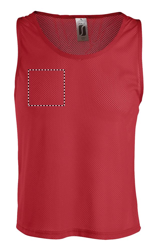 ANFIELD BIB FOR ADULT & KID chest right rd